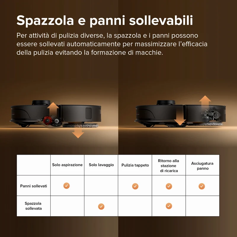 Robot aspirapolvere Roborock Qrevo Master con stazione multifunzionale 3.0