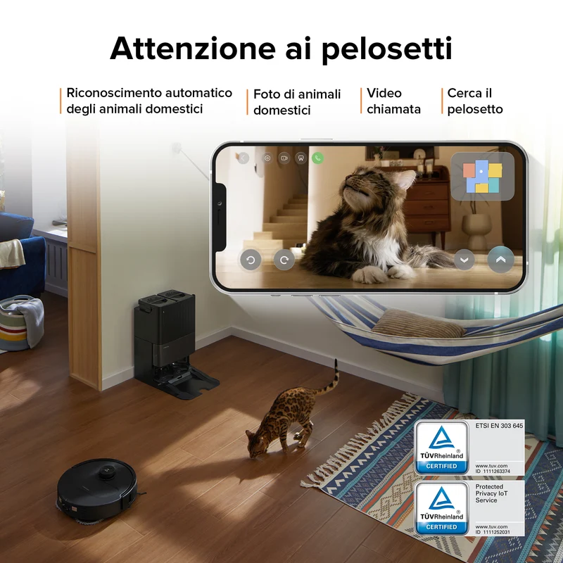 Robot aspirapolvere Roborock Qrevo Master con stazione multifunzionale 3.0