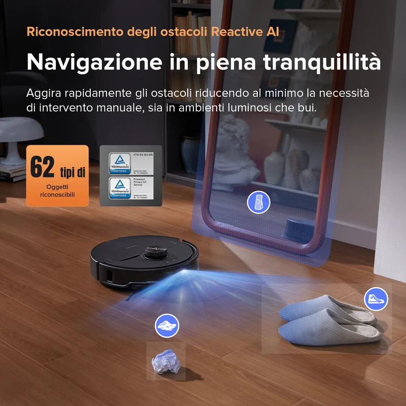 Robot aspirapolvere Roborock Qrevo Master con stazione multifunzionale 3.0