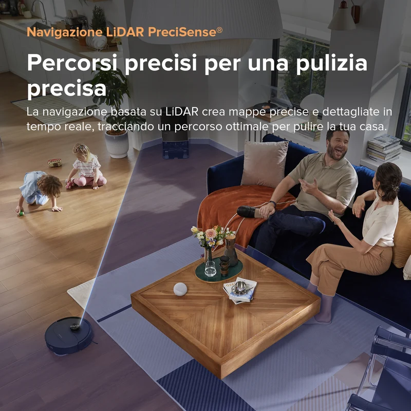 Robot aspirapolvere Roborock Qrevo Master con stazione multifunzionale 3.0