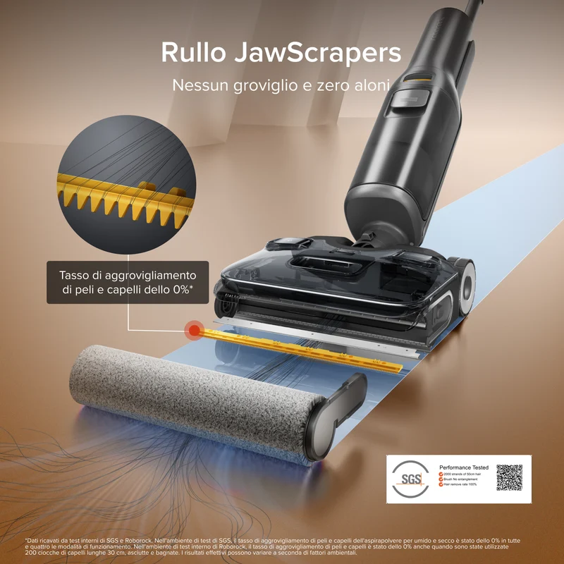 Roborock F25 ACE Combo 5-in-1 aspirapolvere per umido e secco