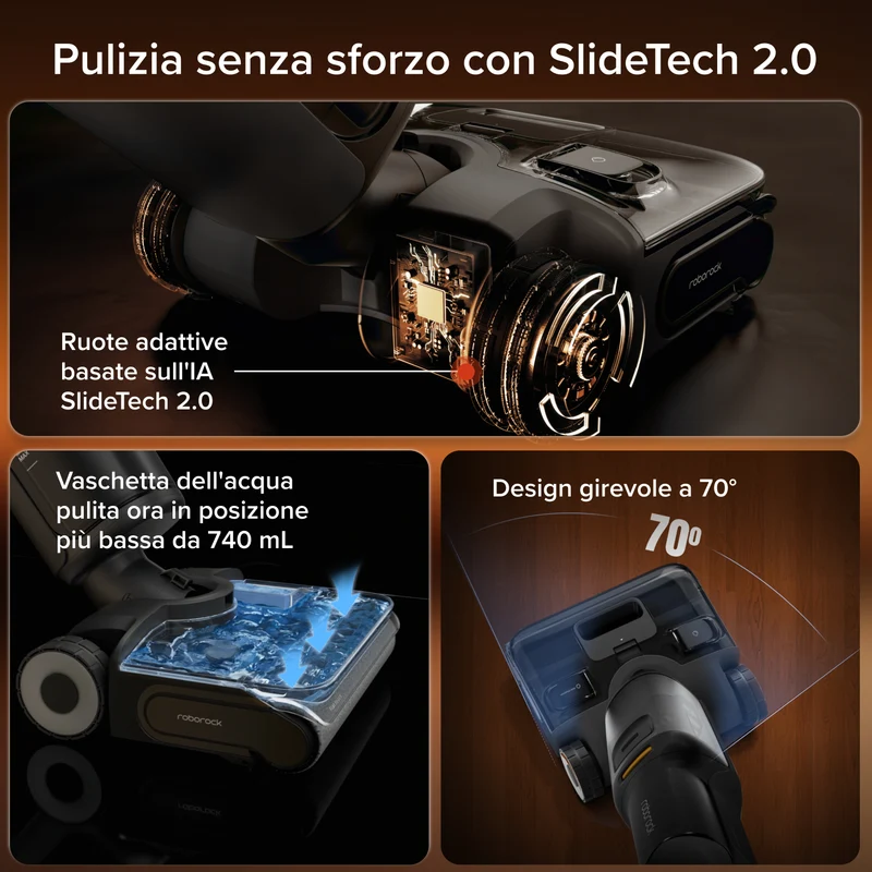 Roborock F25 ACE Combo 5-in-1 aspirapolvere per umido e secco