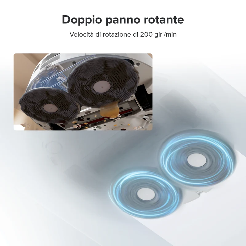 Robot aspirapolvere Roborock Qrevo Pro con stazione multifunzionale 2.0