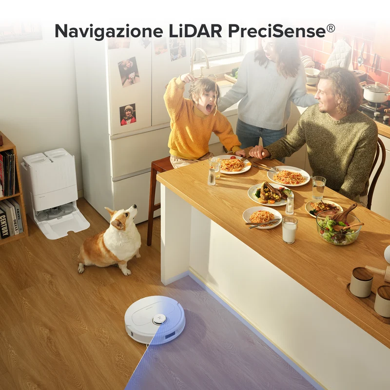 Robot aspirapolvere Roborock Qrevo Pro con stazione multifunzionale 2.0
