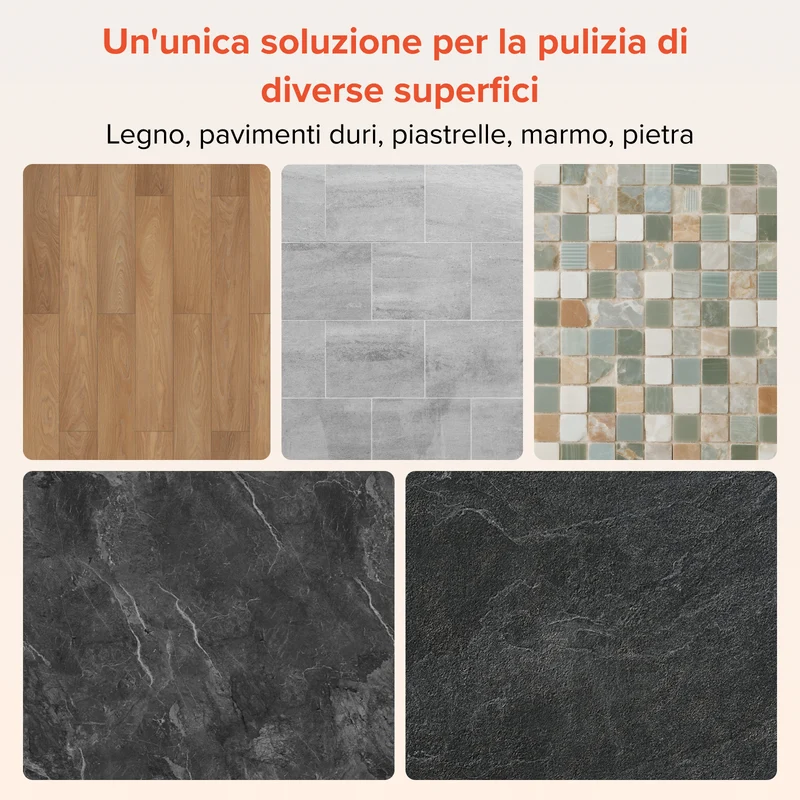 Soluzione detergente schiumogena per pavimenti da 480 ml – Compatibile con l’aspirapolvere lavapavimenti Roborock F25 ACE Pro, formula con pochi residui