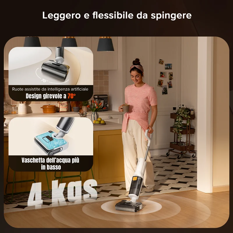 Roborock F25 RT aspirapolvere per umido e secco