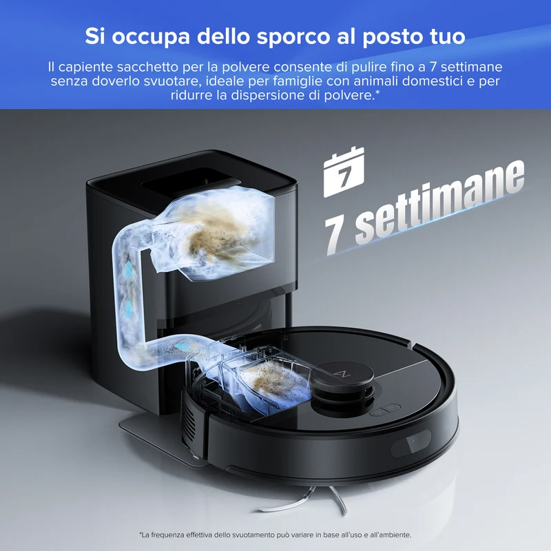 Roborock Q7 L5+ Robot Aspirapolvere – Upgrade del Q7 Max+