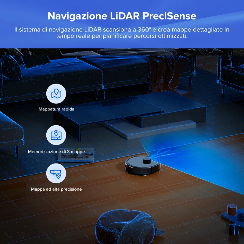 Roborock Q7 L5+ Robot Aspirapolvere – Upgrade del Q7 Max+