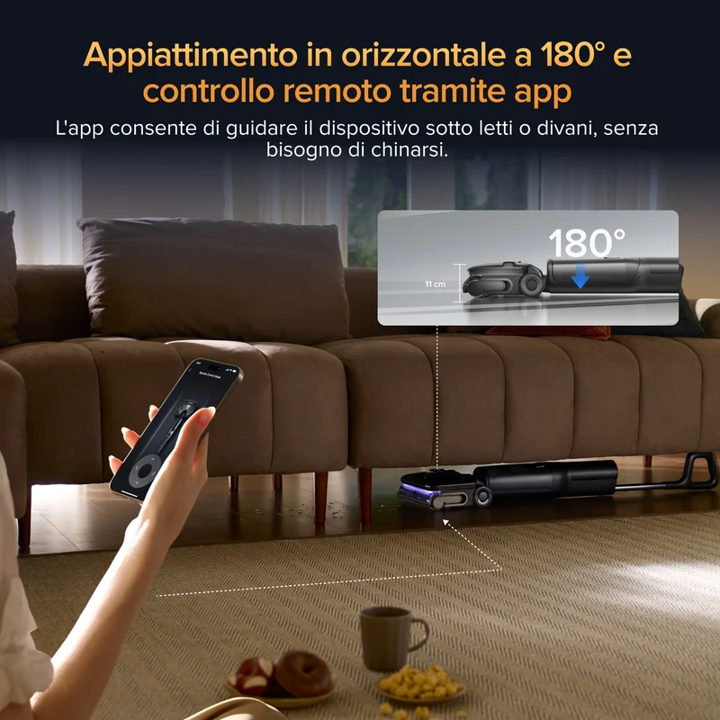 Aspirapolvere Roborock F25 Ultra per umido e secco con pulizia a vapore e acqua calda
