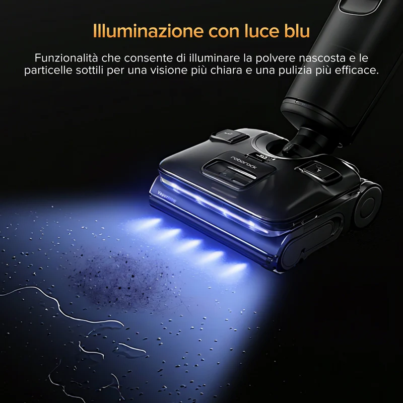 Aspirapolvere Roborock F25 Ultra per umido e secco con pulizia a vapore e acqua calda