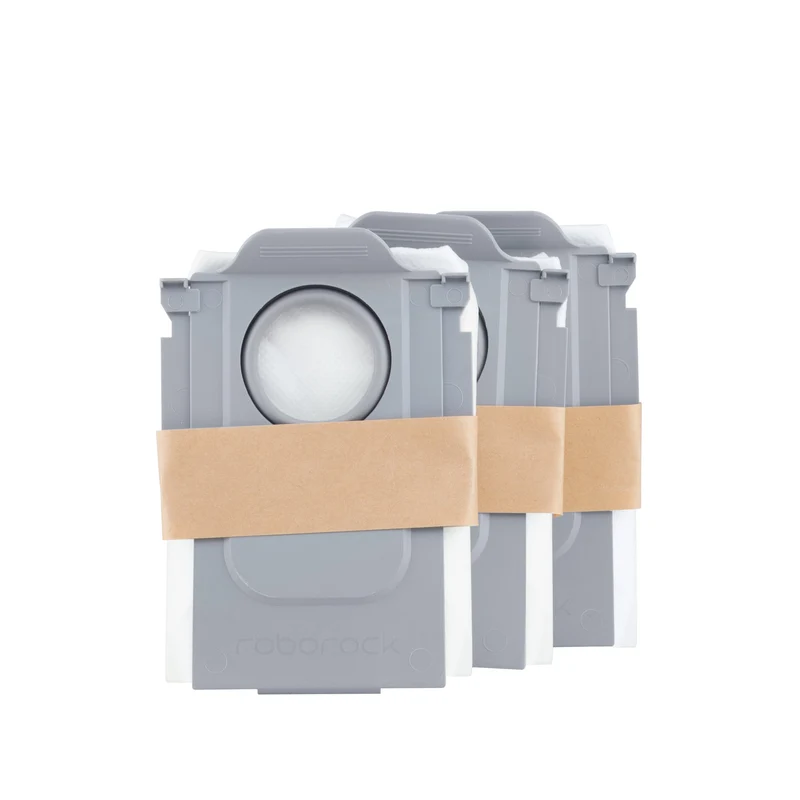 Roborock Originale Sacchetto Antipolvere Rimovibile per Roborock QV 35A/QV 35S/QR 598/Saros 10R/Saros 10/Saros Z70/S8 MaxV Ultra/S8 Pro Ultra, Qrevo Curv/Edge/Slim/Master/Pro/S/Plus, 3-Pack