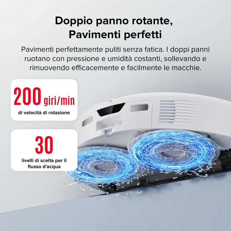 Roborock Qrevo Curv robot aspirapolvere con stazione multifunzionale 3.0