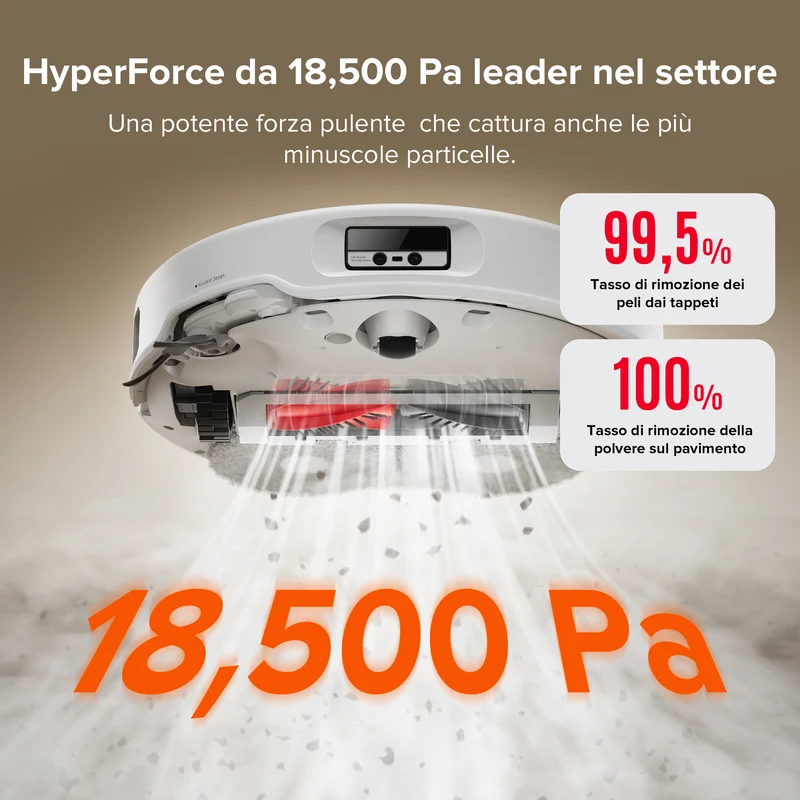 Roborock Qrevo Curv robot aspirapolvere con stazione multifunzionale 3.0