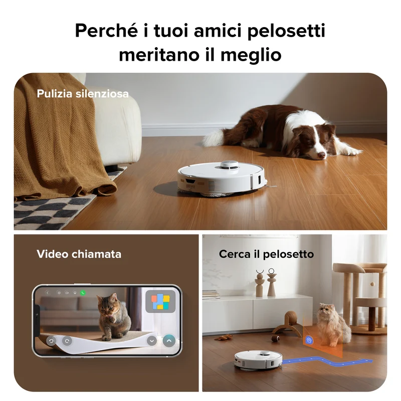 Roborock Qrevo Curv robot aspirapolvere con stazione multifunzionale 3.0