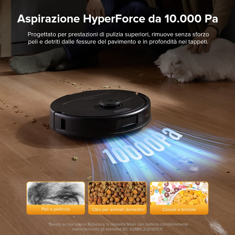Roborock QV 35S Set Robot aspirapolvere con stazione multifunzionale