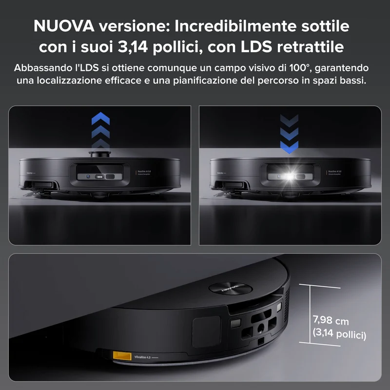 Roborock Saros 10 robot aspirapolvere con doppio sistema anti-groviglio – Upgrade del S8 MaxV Ultra