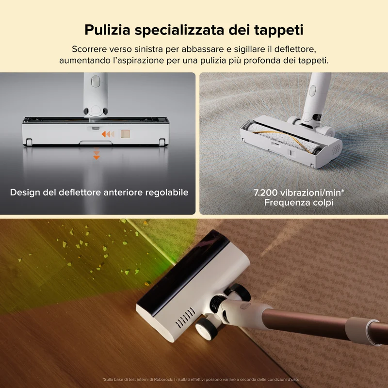 Roborock H60 Hub Aspirapolvere senza fili con base di svuotamento automatico