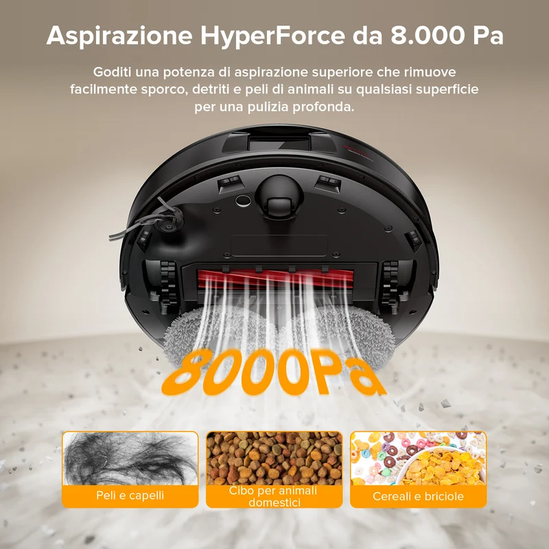 Roborock-QV 35A Robot Aspirapolvere – Upgrade del Qrevo S