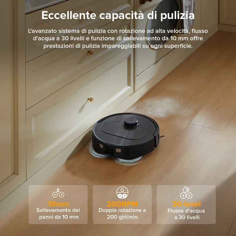 Roborock-QV 35A Robot Aspirapolvere – Upgrade del Qrevo S