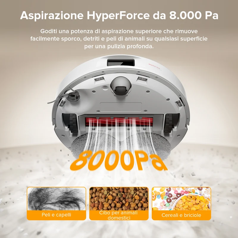 Roborock-QV 35A Robot Aspirapolvere – Upgrade del Qrevo S