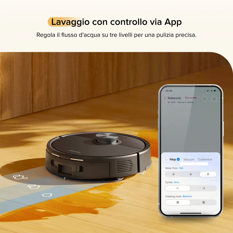 Roborock-Q7 M5 Set Robot aspirapolvere e lavapavimenti – Upgrade del Q7 Max