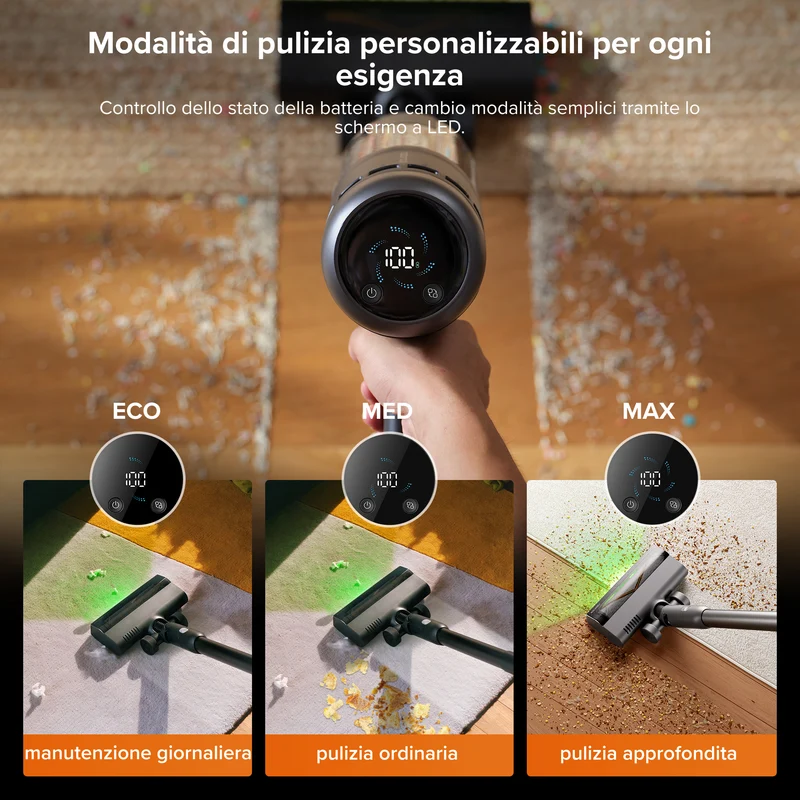 Roborock H60 Hub Ultra Aspirapolvere senza fili