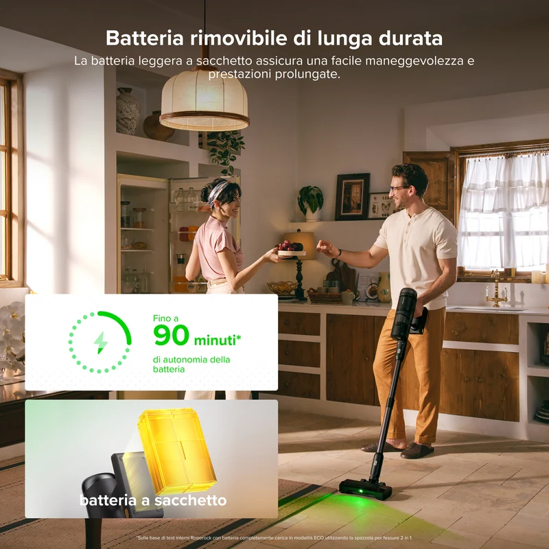 Roborock H60 Hub Ultra Aspirapolvere senza fili
