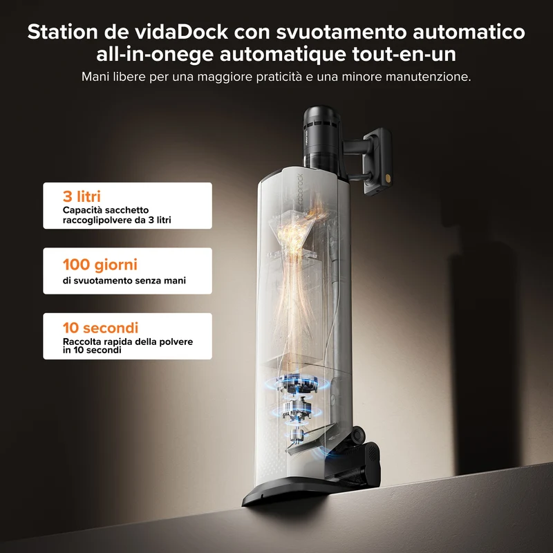 Roborock H60 Hub Ultra Aspirapolvere senza fili