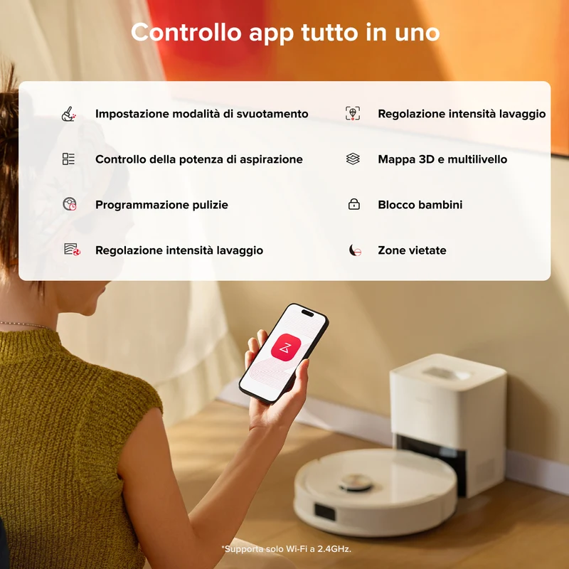 Roborock Q10 S5+ Robot Aspirapolvere – Upgrade del Q10 Max+