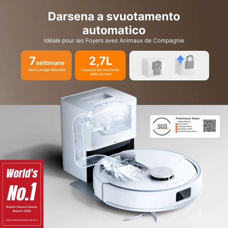 Roborock Q10 X5+ Robot Aspirapolvere