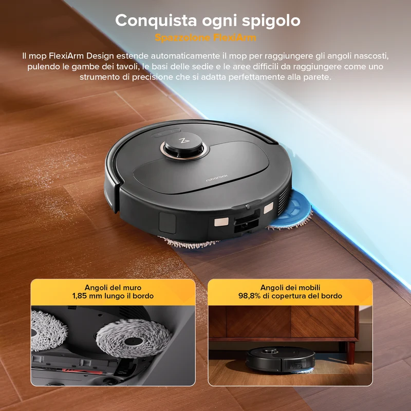 Roborock Qrevo S5V Robot Aspirapolvere con stazione multifunzionale