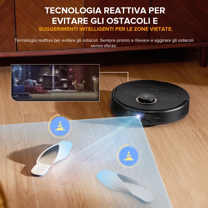 Roborock Qrevo S5V Robot Aspirapolvere con stazione multifunzionale