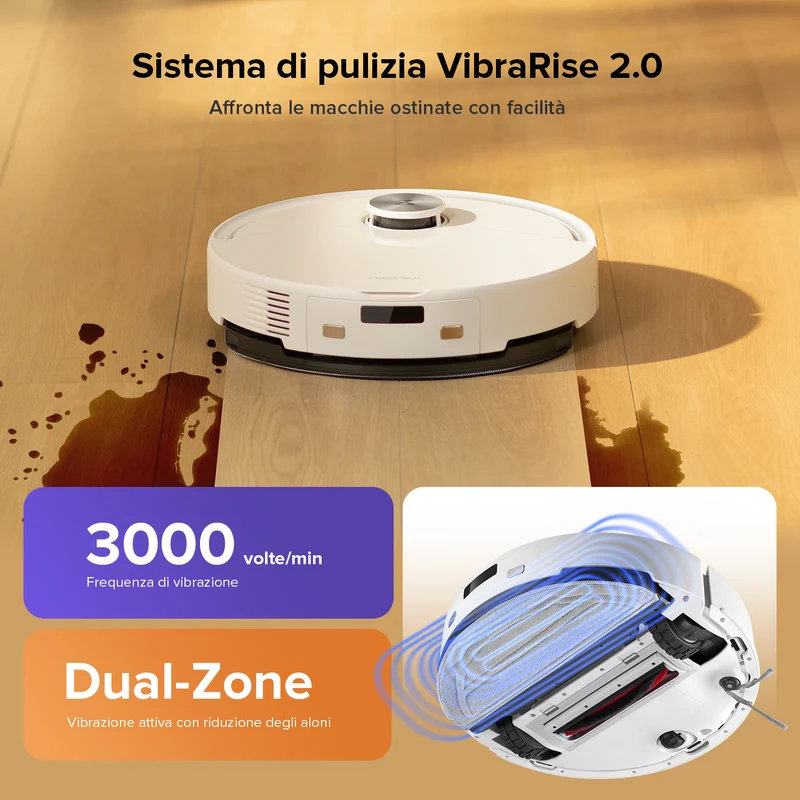 Roborock Q10 S5 Set Robot per aspirazione e lavaggio