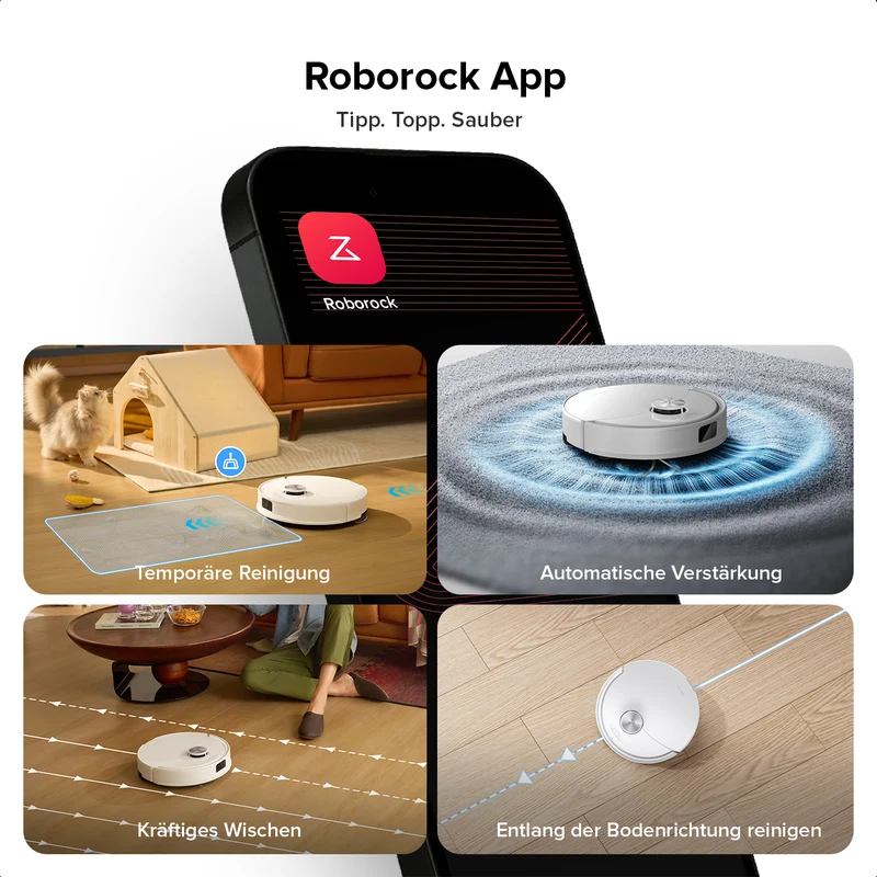 Roborock Q10 S5 Set Robot per aspirazione e lavaggio