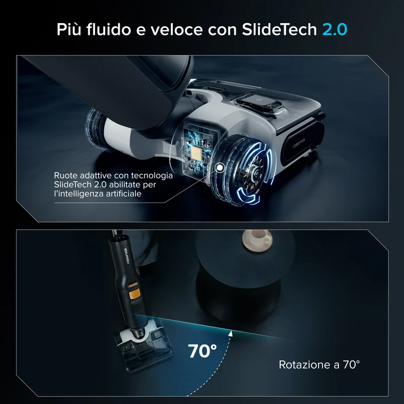 Roborock F25 XT (F25 ACE Nuova Versione) aspirapolvere per umido e secco