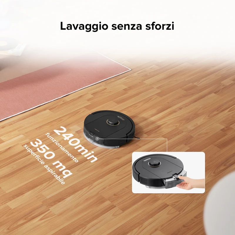 Robot aspirapolvere e panno Roborock Q5 Pro