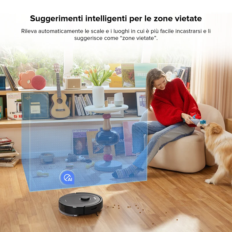 Robot aspirapolvere e panno Roborock Q5 Pro