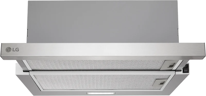 LG 60cm Telescopic Slideout Stainless Rangehood
