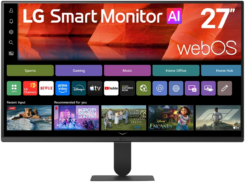 LG 27" Full HD IPS Smart Monitor with webOS