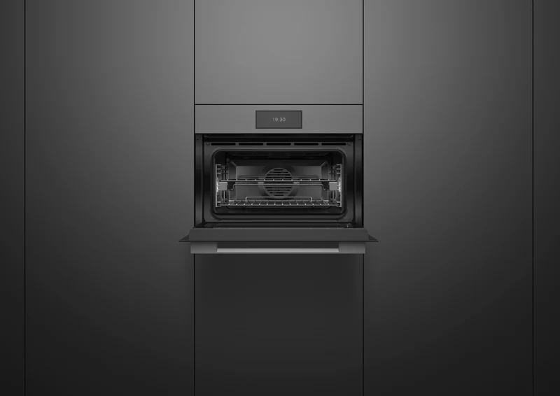 Fisher & Paykel 60cm Series 11 Minimal Compact Combi-Steam Oven, Grey Glass