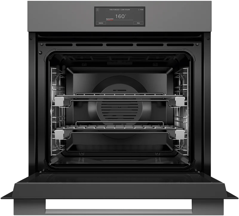 Fisher & Paykel 60cm Series 11, Minimal Combi-Steam Oven, Grey Glass
