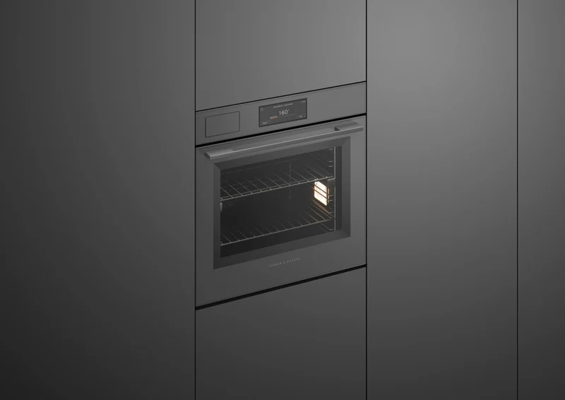 Fisher & Paykel 60cm Series 9, Minimal Combi-Steam Oven, Grey Glass