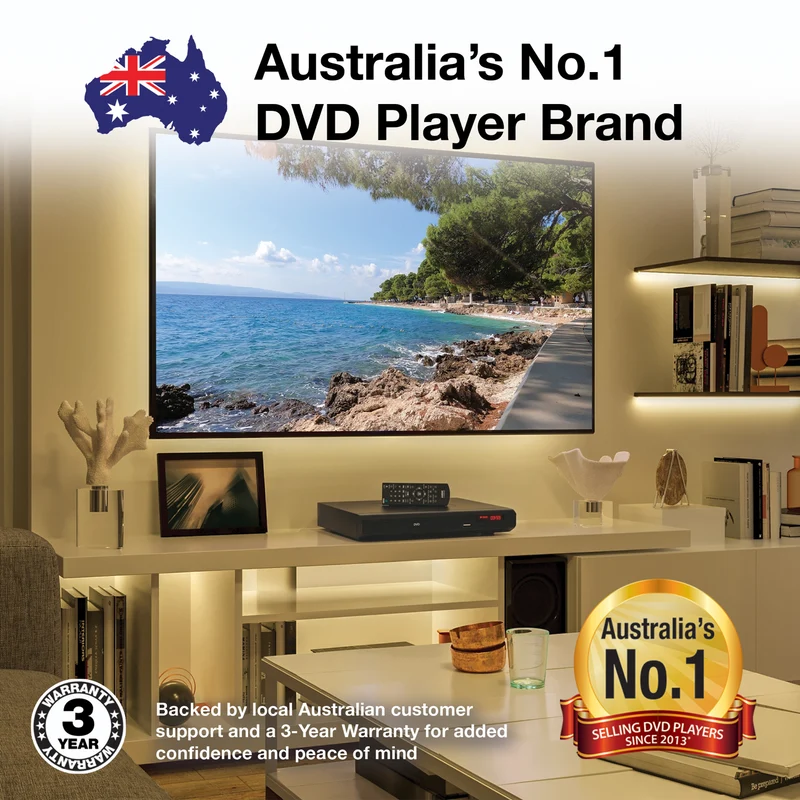 Laser Multi-Region DVD Player with HDMI Composite USB