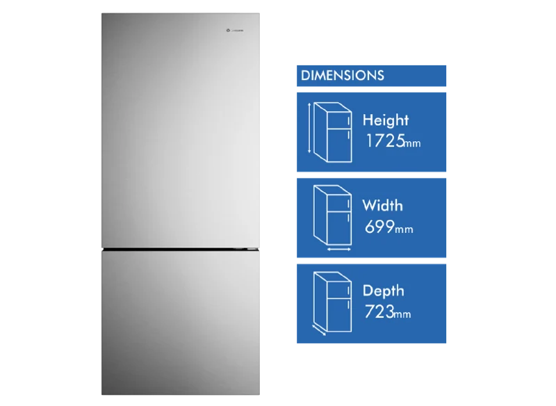 Westinghouse 425L Bottom Mount Refrigerator