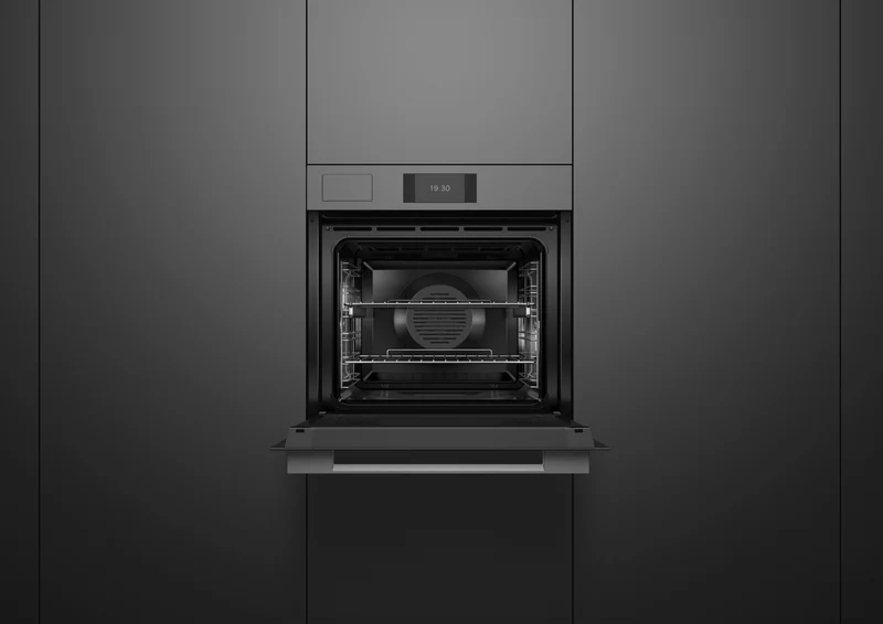 Fisher & Paykel 60cm Series 7, Minimal Combi-Steam Oven, Grey Glass