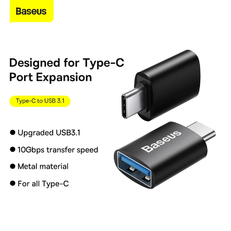 Baseus USB-A to USB-C Adaptor