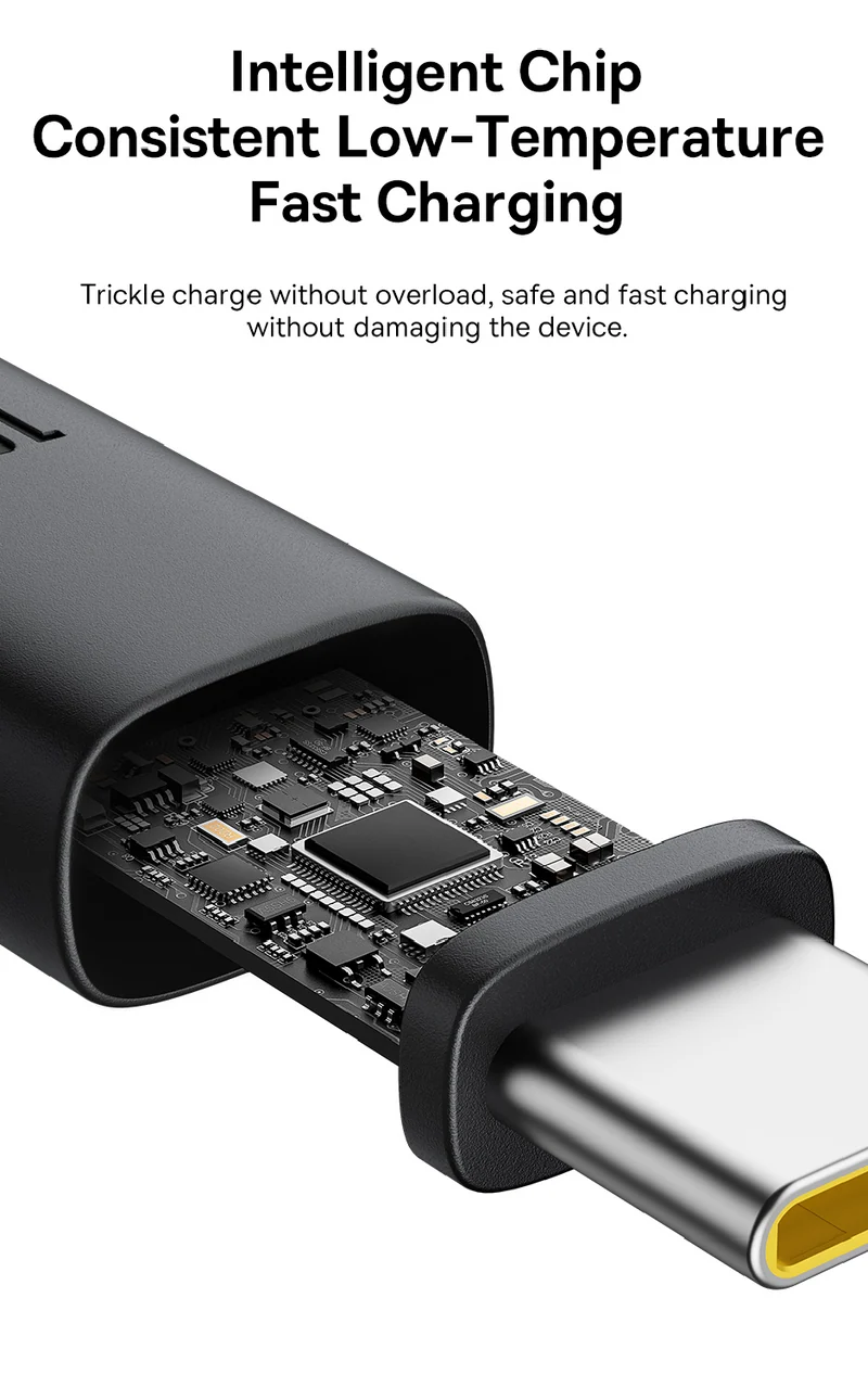Baseus USB-C to USB-C 100W Braided Cable (1m)
