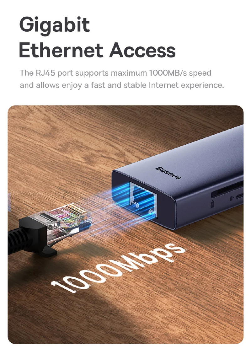 Baseus 7-in-1 USB-C Ethernet Hub