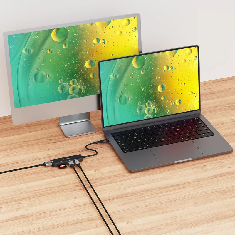Bonelk Long-Life USB-C 5in1 Multiport Hub (Black)