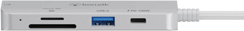 Bonelk Long-Life USB-C 5in1 Multiport Hub (Silver)